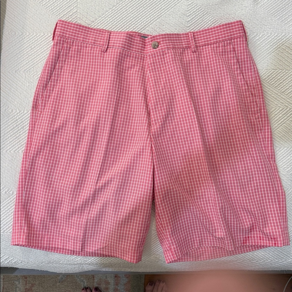 Peter Miller Pink Checkered Shorts